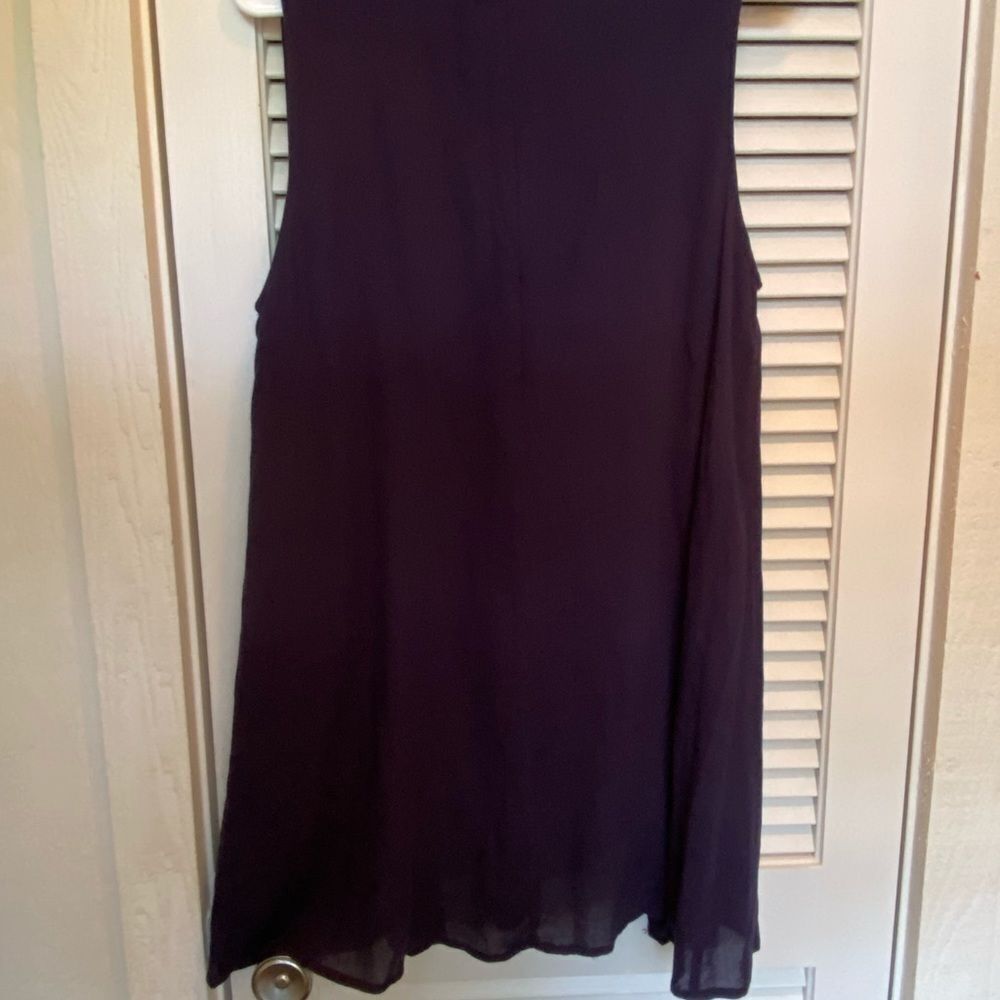 The Impeccable Pig navy layered sleeveless romper - Picture 6 of 9
